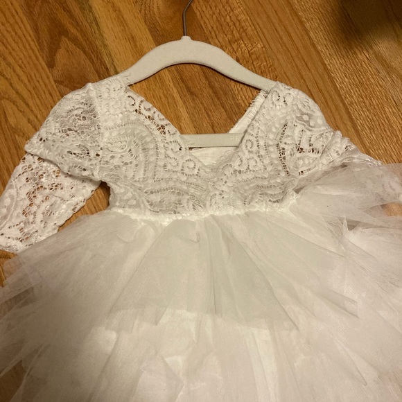 Baby girl tulle flower girl dress - Picture 9 of 14